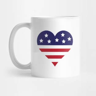 America Heart Mug